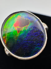 Load image into Gallery viewer, ammolite ring