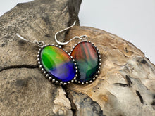Load image into Gallery viewer, ammolite mathcing earing set