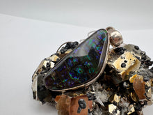 Load image into Gallery viewer, silver free form ammolite
