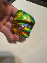Load image into Gallery viewer, Beautiful Hand Polished Ammolite with Multiple Vibrant Colours