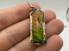Load and play video in Gallery viewer, ammolite pendant