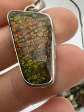 Load and play video in Gallery viewer, freeform ammolite pendant