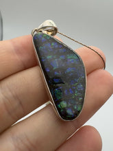 Load and play video in Gallery viewer, silver free form ammolite