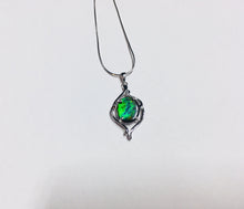 Load image into Gallery viewer, Ammolite pendant sterling silver setting