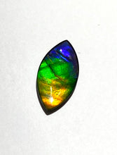 Load image into Gallery viewer, AAA+ very intense bright Rainbow Ammolite gemstone 10x20