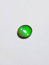 Load image into Gallery viewer, Ammolite calibrated triplet 14x12 green cabochon 1pc (x34)