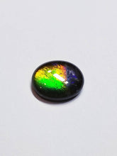 Load image into Gallery viewer, Ammolite beautiful calibrated triplet 14x12mm cabochon (x35)