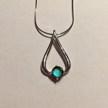 Load image into Gallery viewer, Ammolite pendant Sterling Silver