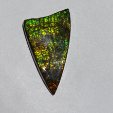 Load image into Gallery viewer, Beautiful golden/green/orange dragon skin ammolite 45x25 mm