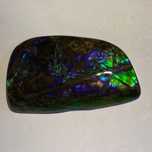 Load image into Gallery viewer, Beautiful Blue/purple/aqua/green ammolite 60x36 mm