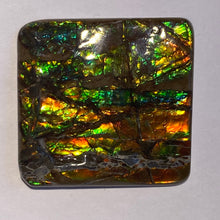 Load image into Gallery viewer, Beautiful bright golden multicoloured ammolite 40x38 mm