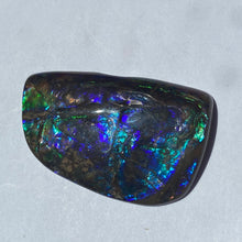 Load image into Gallery viewer, Beautiful Blue/purple/aqua/green ammolite 60x36 mm
