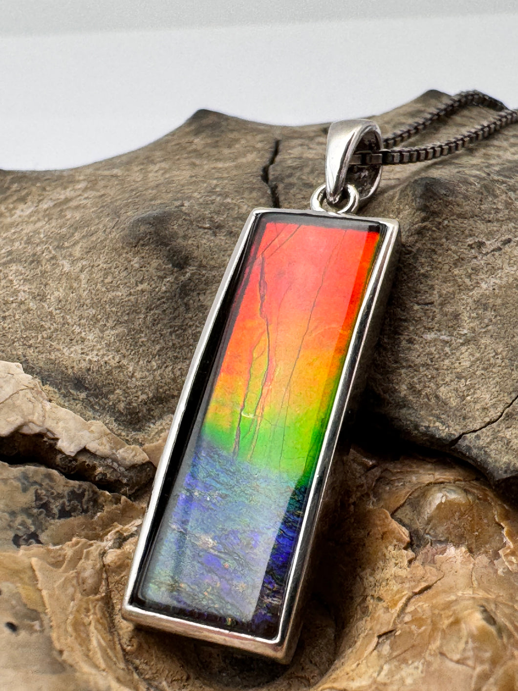 ammolite pendant