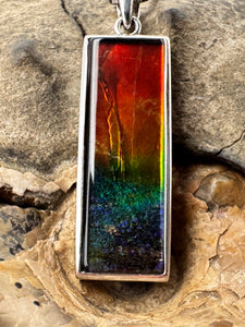 ammolite pendant