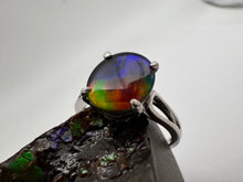Load image into Gallery viewer, ammolite ring
