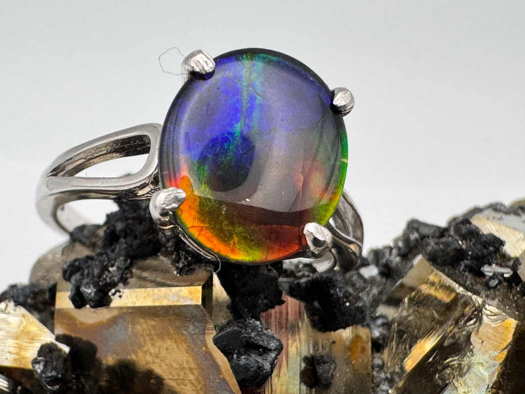 ammolite ring