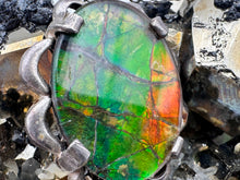 Load image into Gallery viewer, ammolite pendant
