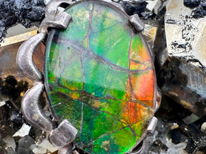ammolite pendant