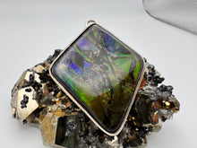 Load image into Gallery viewer, polished ammolite pendant
