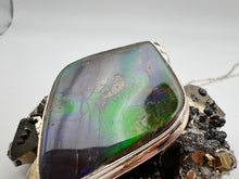 Load image into Gallery viewer, polished ammolite pendant
