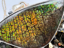 Load image into Gallery viewer, large ammolite pendant
