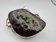 Load image into Gallery viewer, large ammolite pendant
