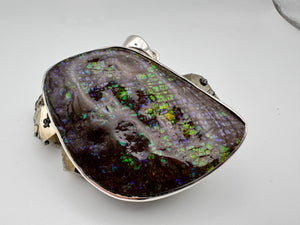 large ammolite pendant