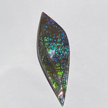 Load image into Gallery viewer, Beautiful purple/green/blue dragon skin ammolite 86x30 mm
