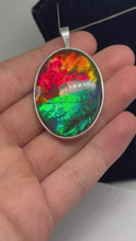 Load and play video in Gallery viewer, Ammolite pendant
