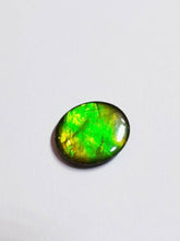 Load image into Gallery viewer, Ammolite calibrated triplet 13x11mm cabochon 1pc (x19)
