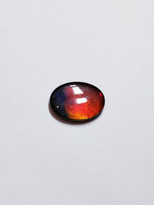 Ammolite calibrated 16x12mm triplet cabochon 1pc (x27)