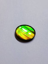 Load image into Gallery viewer, Ammolite calibrated 14x12mm triplet cabochon (x32)
