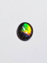 Load image into Gallery viewer, Ammolite beautiful calibrated triplet 14x12mm cabochon (x35)
